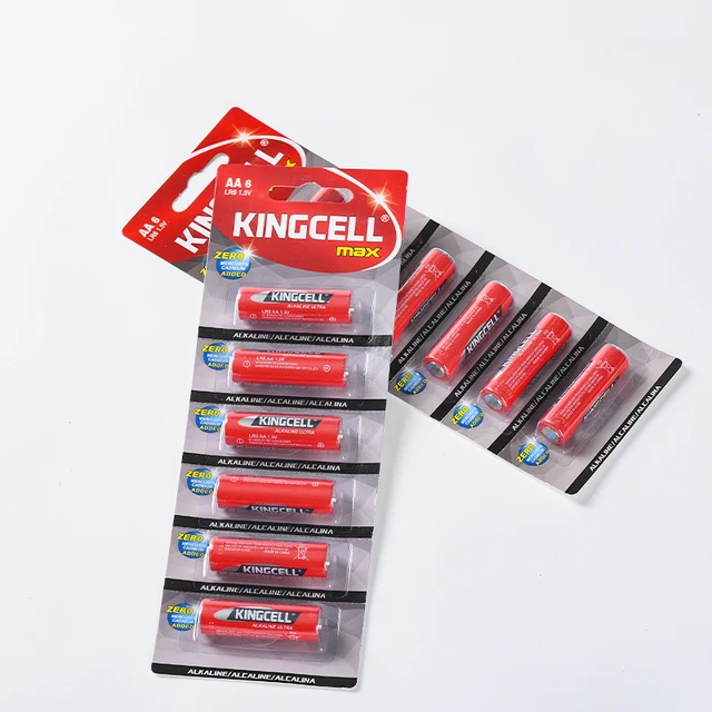 HUATAI Brand Hot Sale AA Lr6 1.5v Ultra Alkaline Battery Ten Years for Toys AA Batteries