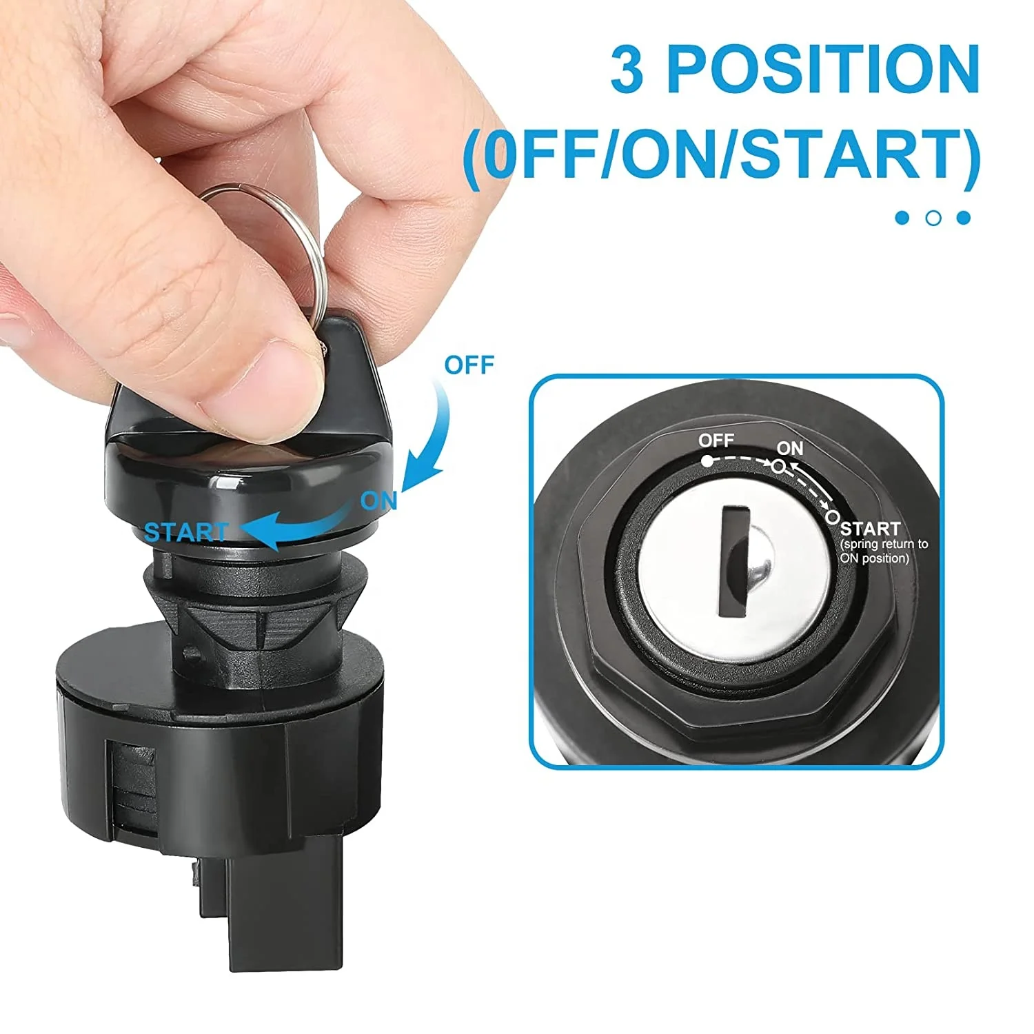 Переключатель ключа зажигания для Polaris ATV Sportsman 600 700 800 Ranger RZR 4 S 4011002 4012165 4011142 4010390