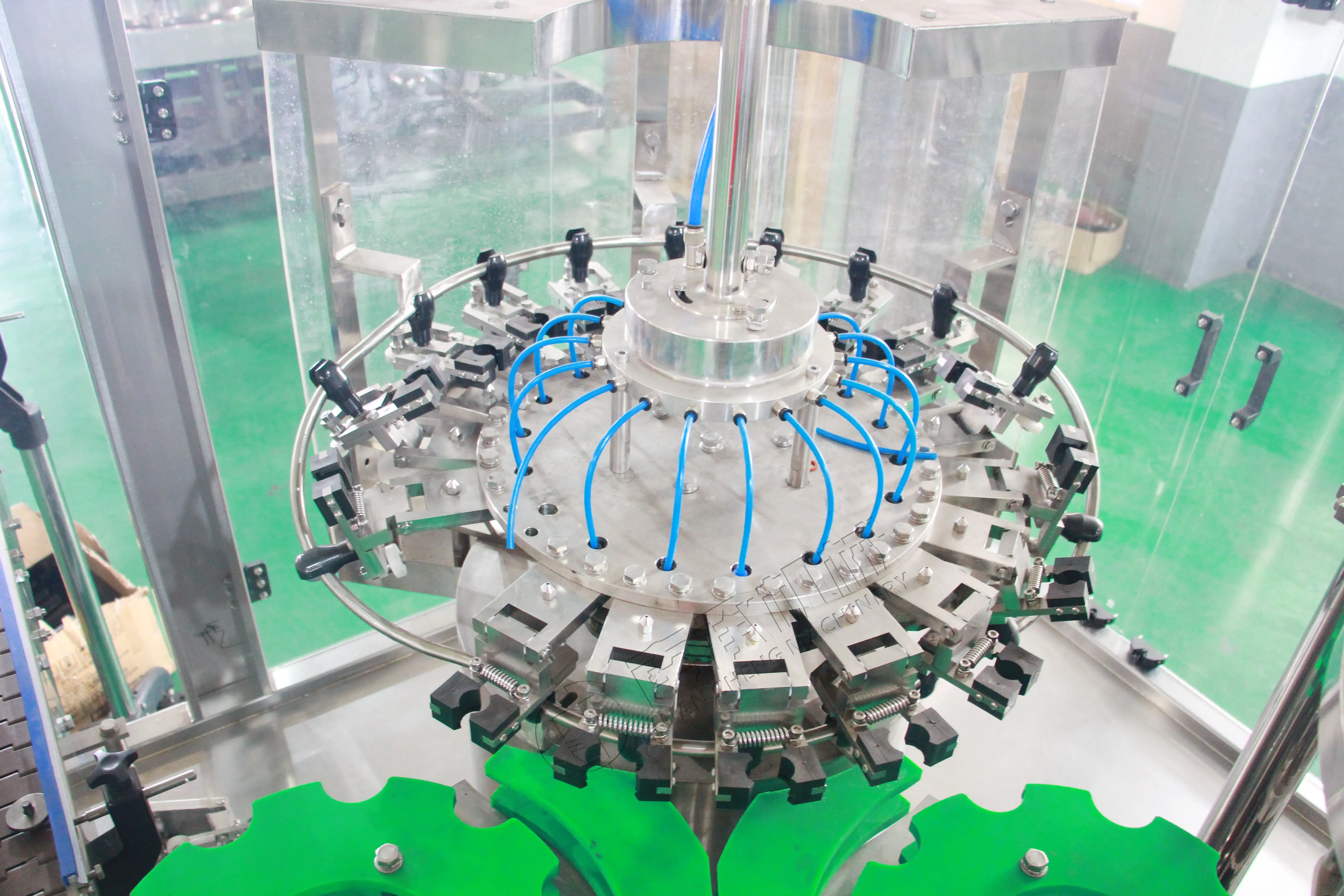 Glass Bottle Sparkling Wine Making Filling Capping Machine/champagne