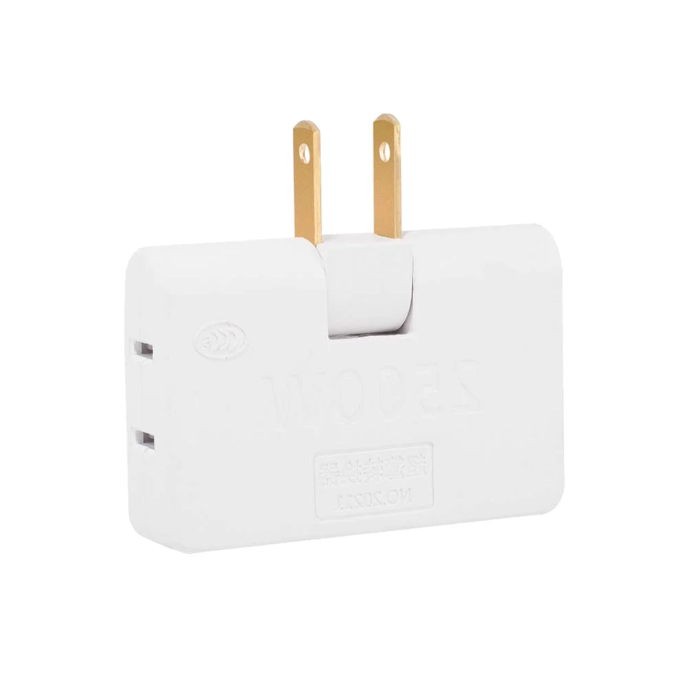 Mini 3 Pin Design Converter Rotate Charger Wall Electrical Converter Socket American Power Plug Universal Travel Adapters