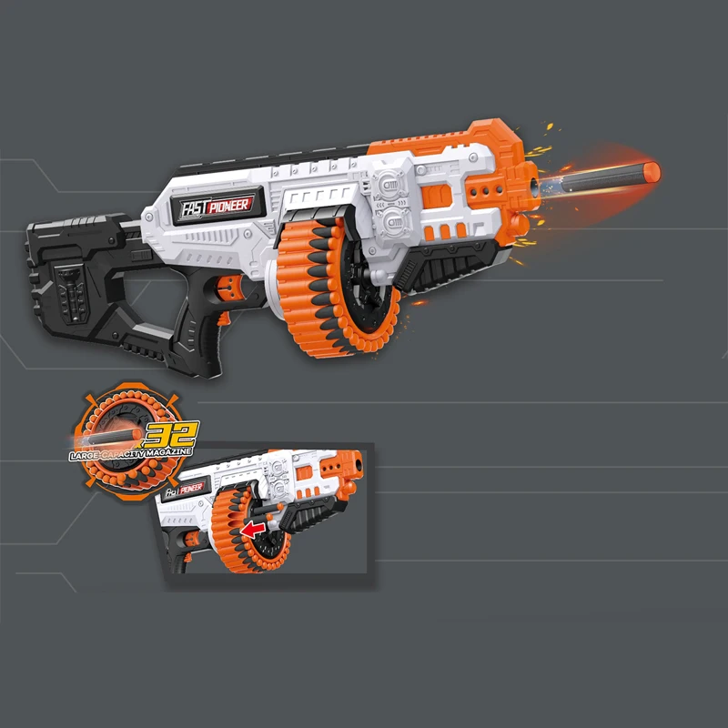 Пластиковый пистолет-пуля