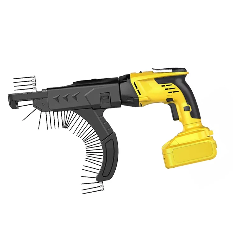 Screw Drywall Lithium Battery Cordless Nailer Gun For Concrete Wall