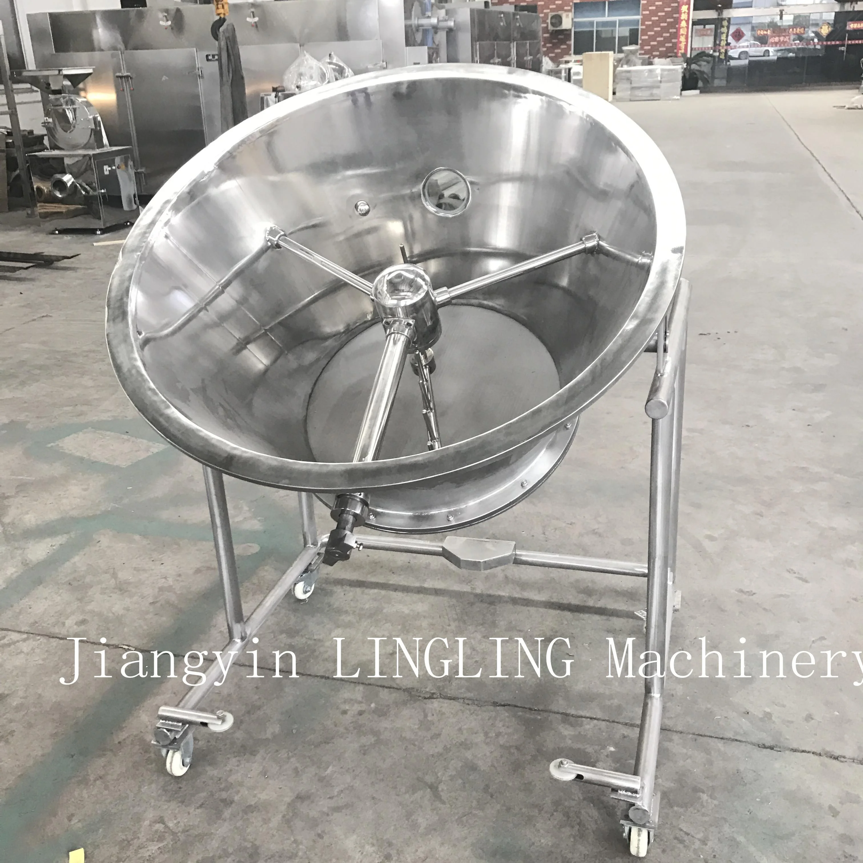 GFG WJT High Efficient Fluidized Fluid Bed Granulator Granulation Spray Dryer Hazelnut FBD Drying Machine