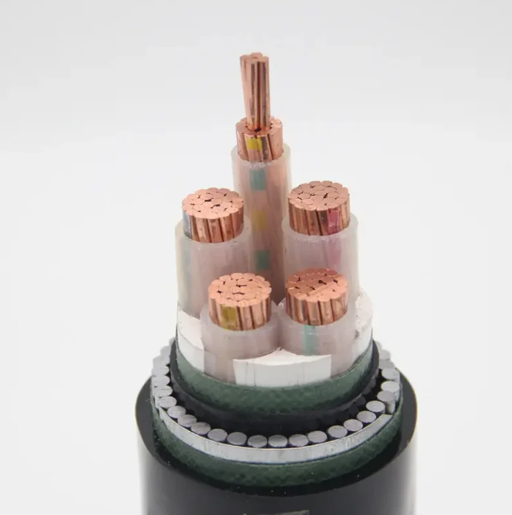 YJV23 0.6/1KV steel tape armor copper conductor XLPE insulation PE sheath low voltage power cable for power transmission