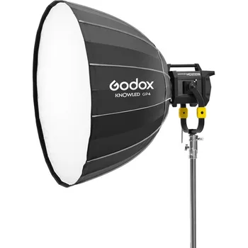 Godox GP3 GP4 GP5 Parabolic Softbox for KNOWLED MG1200Bi Bi-Color LED Light White Circular Parabolic Softbox detail image