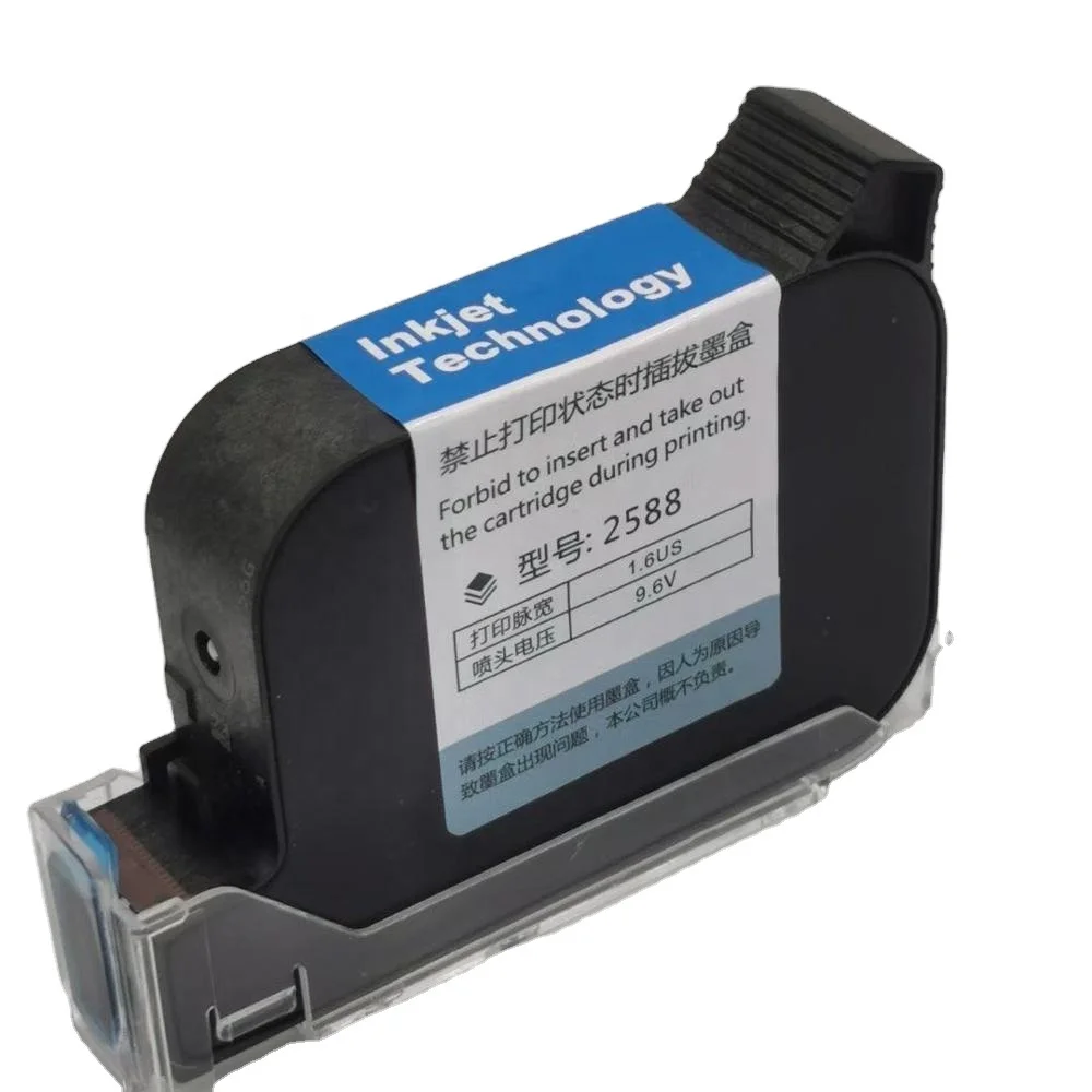 Good Quality Handheld Printer 12.7mm Black Ink Cartridge For Tij Inkjet