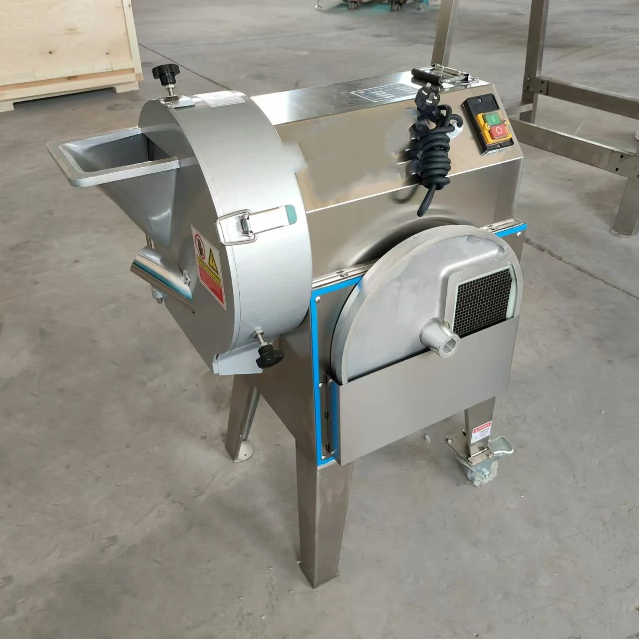 Hot Sale Commercial Electric Food Chopper Vegetable Cutter for Fruits and Vegetables Nut and Potato Dicing Machine