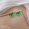 Pendientes-Verde