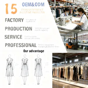 Verified Factory Fashion Garment ODM Clothing Manufacturers for Customs Clothes Apparel Design Service OEM Casual Womens Dress