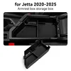 Alfombrilla negra para la caja de almacenamiento del reposabrazos del Jetta 2020-2025, Norteamérica.