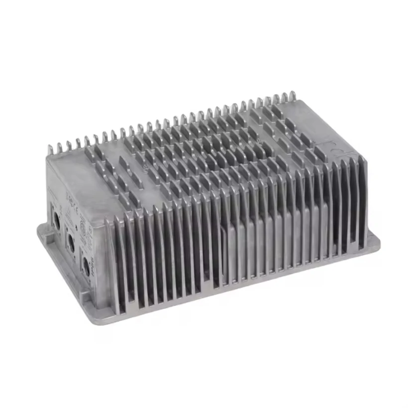 Custom High Precision Die Casting Aluminum Integrated motor controller Housing Casting Heatsink Box for new energy vehicles