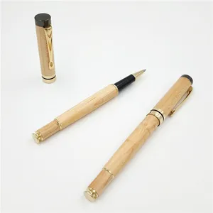 Factory Supply Branded Luxury Maple Wood Roller Pen with Custom Logo Business Promotion Premium Gift Wood Ballpoint Pen