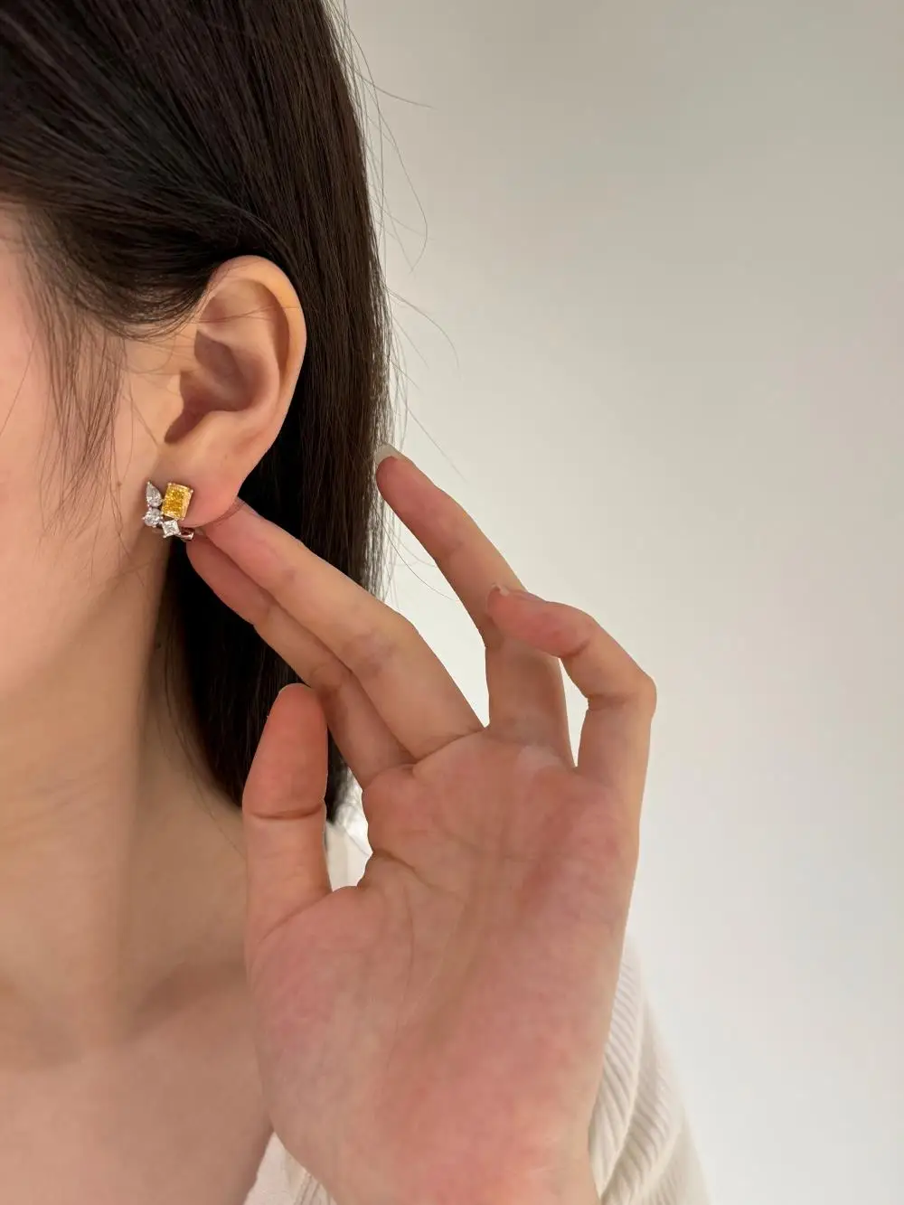 KAKODIY No Minimum Quantity 925 Sterling Silver Stud Earrings with Colored Zirconia Paving 18K Gold Plated Earrings detail 6