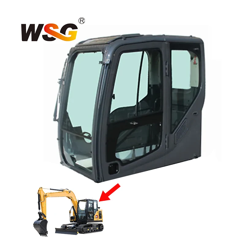Js 200 Jcb 3Cx Excavator Cabin Cab, Cabin for Jcb