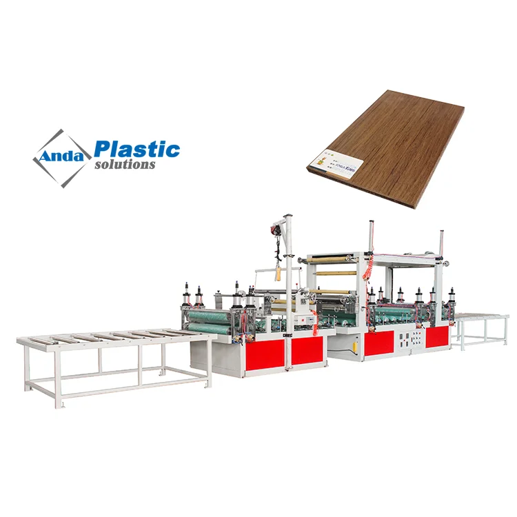 Anda Wpc Pvc Panel Lamination Machine for WPC Door Board  Lamination Machine