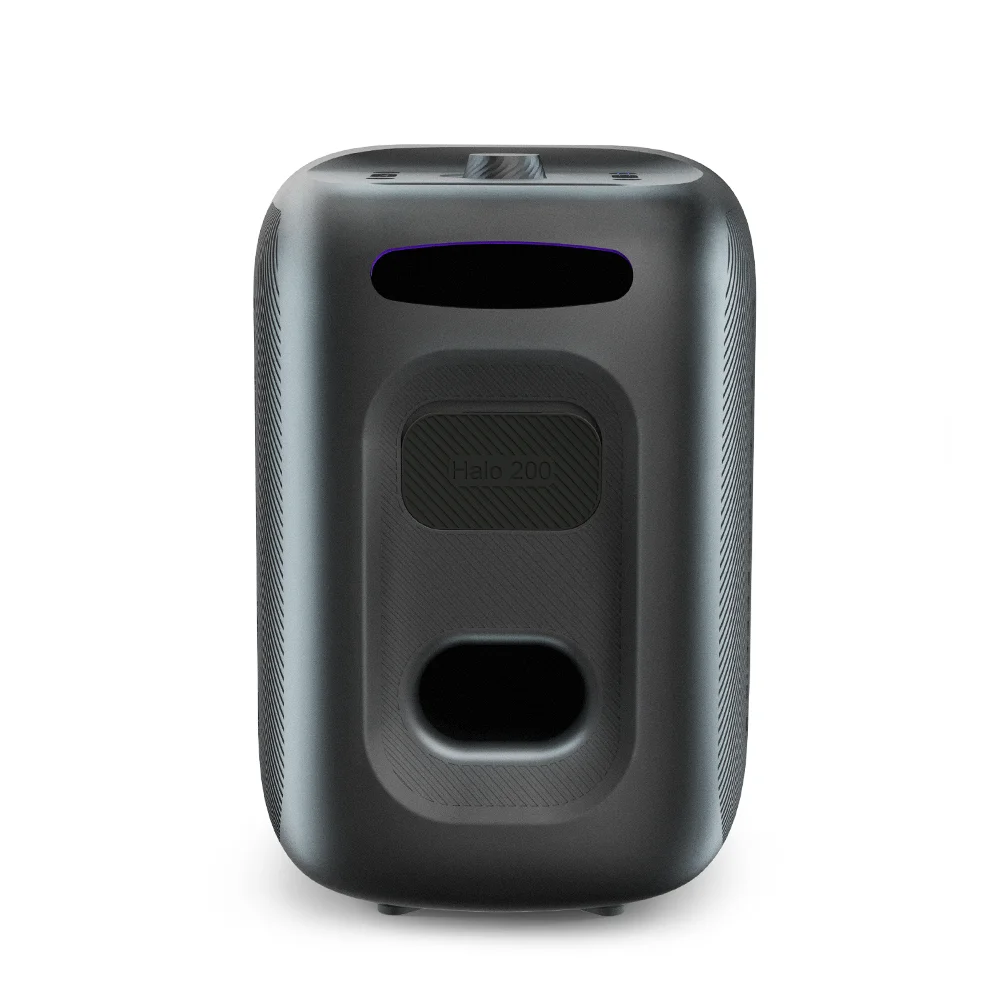 Tronsmart Halo 200 Speaker 120W Karaoke Party Speaker with 3 Way Sound  System, Built-in/Wired Mic, Guitar Input, APP Control