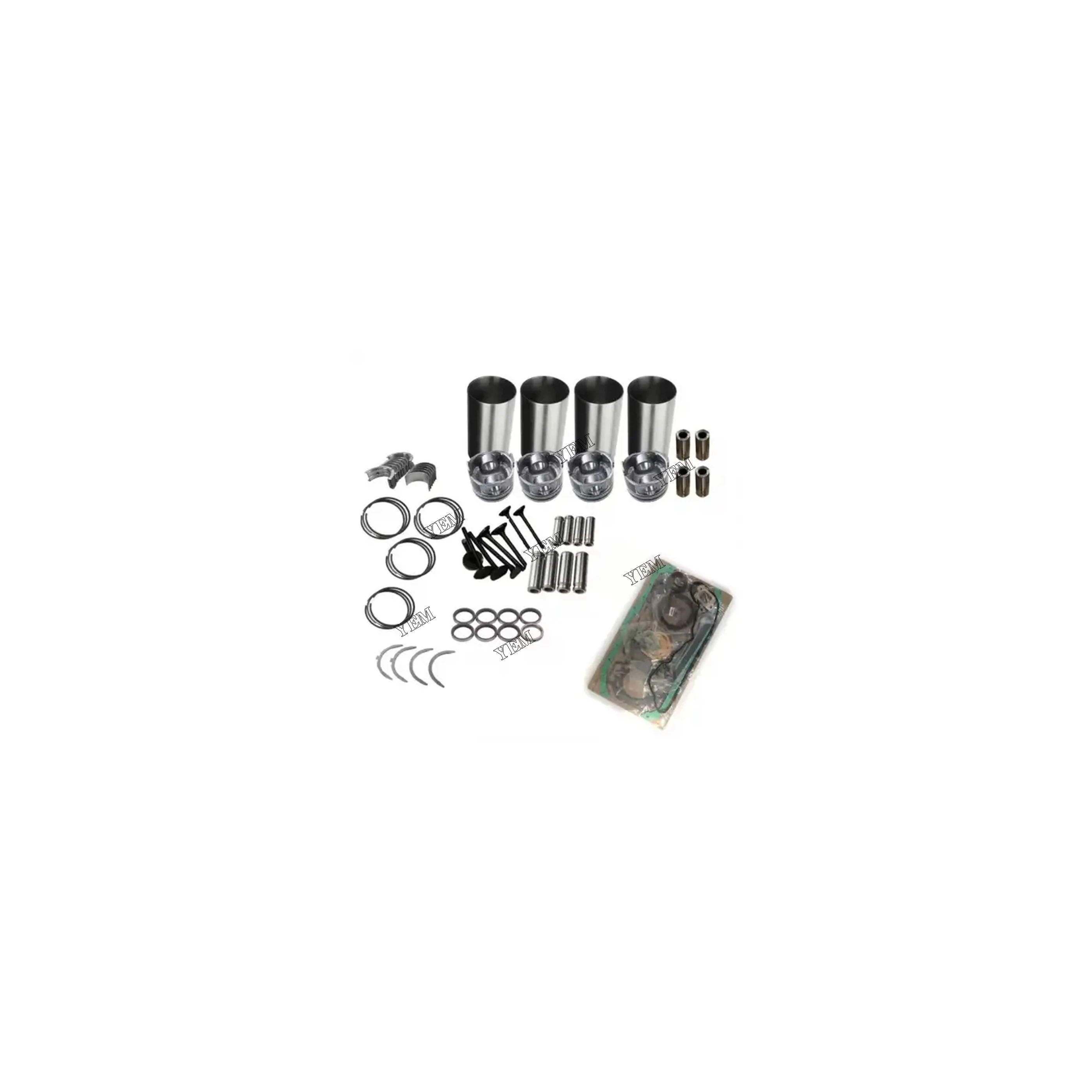2 Cyl Overhaul Rebuild Kit for Yanmar 2TNV70 for Komatsu 2D70E High Quality Engine Parts