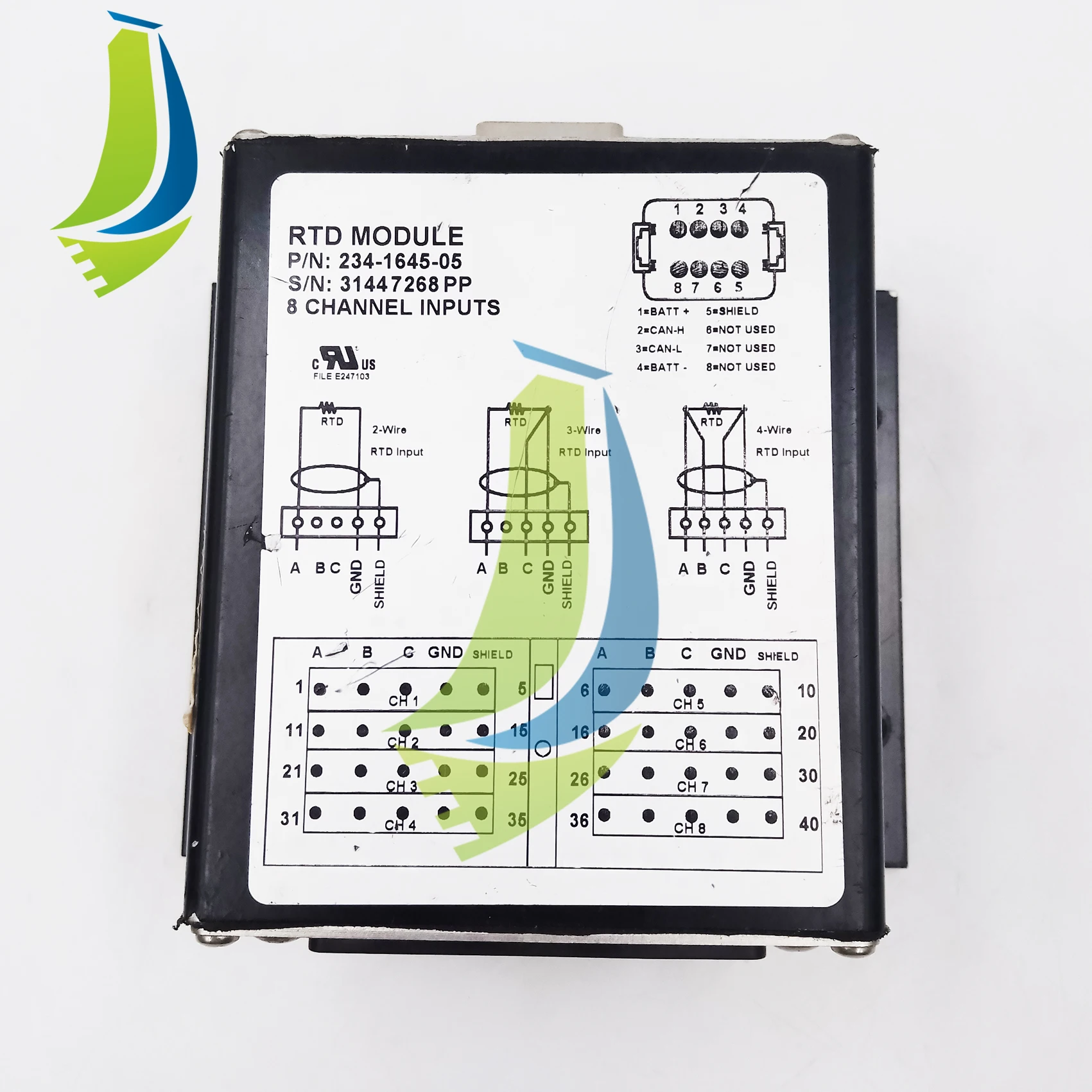 Engine Rtd 234-1645 Control Engine Monitoring Module RTD Assembly