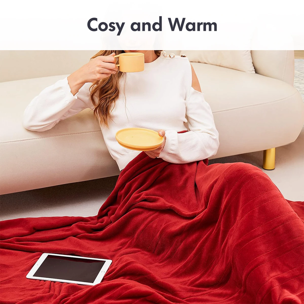 Factory Price High Quality Flannel Fleece Electric Warm Heated Blanket
