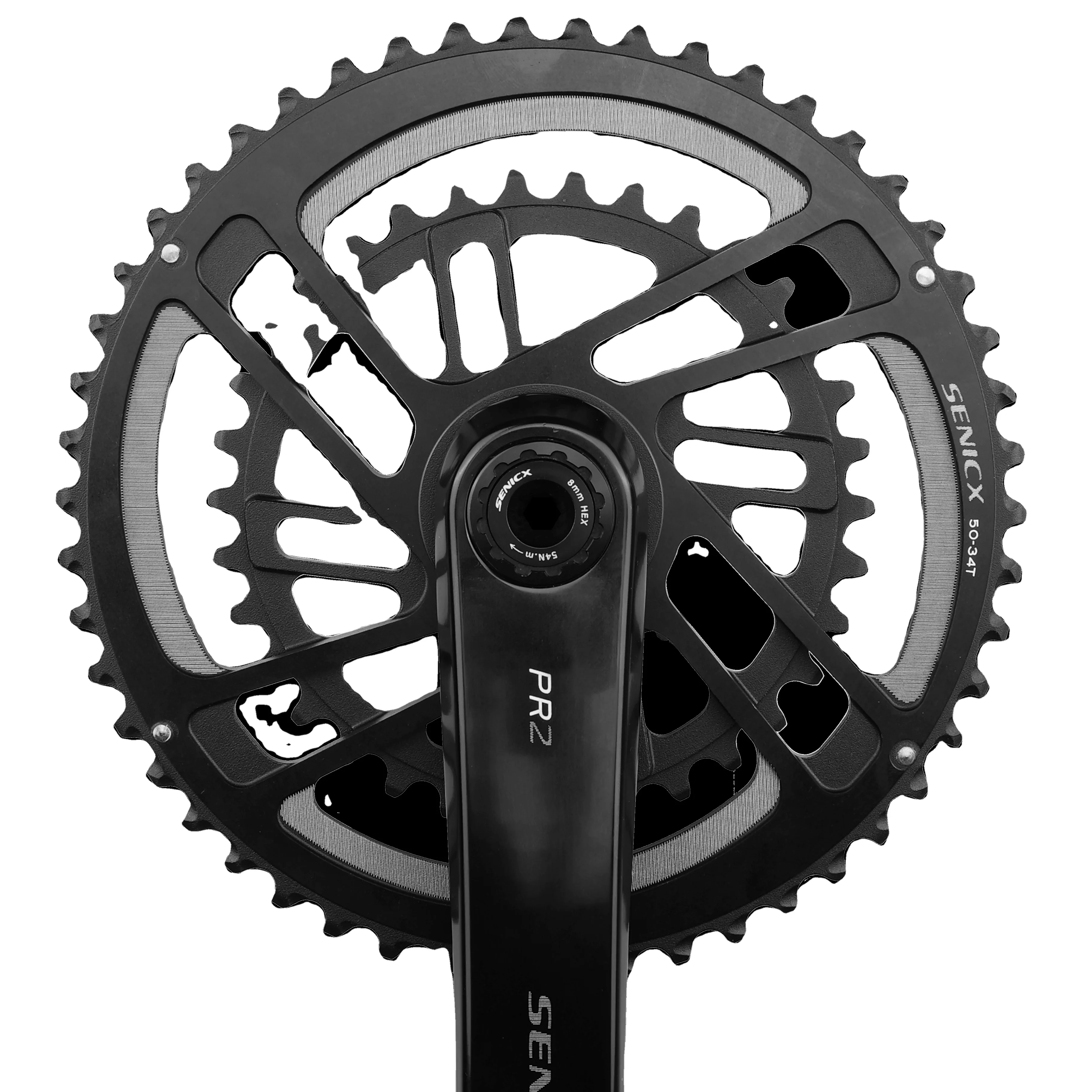 SENICX Road Bike Crankset - 34/50T 36/52T Aluminum Alloy