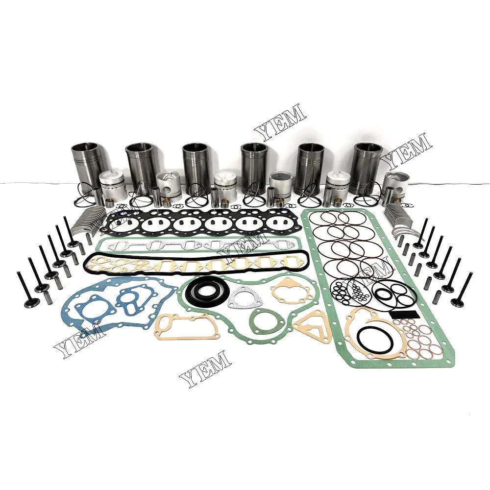 Competitive Price 6DS70 Rebuild Overhaul Repair Kit With Valves Engine Bearings Cylinder Liner for Mitsubishi 6DS70