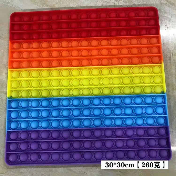 Новинка, большой набор игрушек It bubble, сенсорные попки, подарки, радужная квадратная игрушка-антистресс