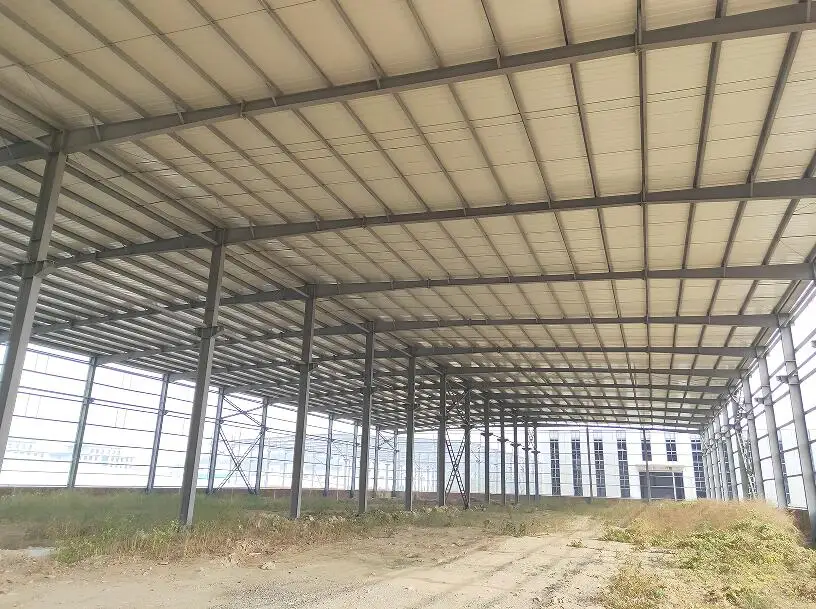 Galvanized Steel Structure Warehouse Large Span Workshop Prefabricated ...