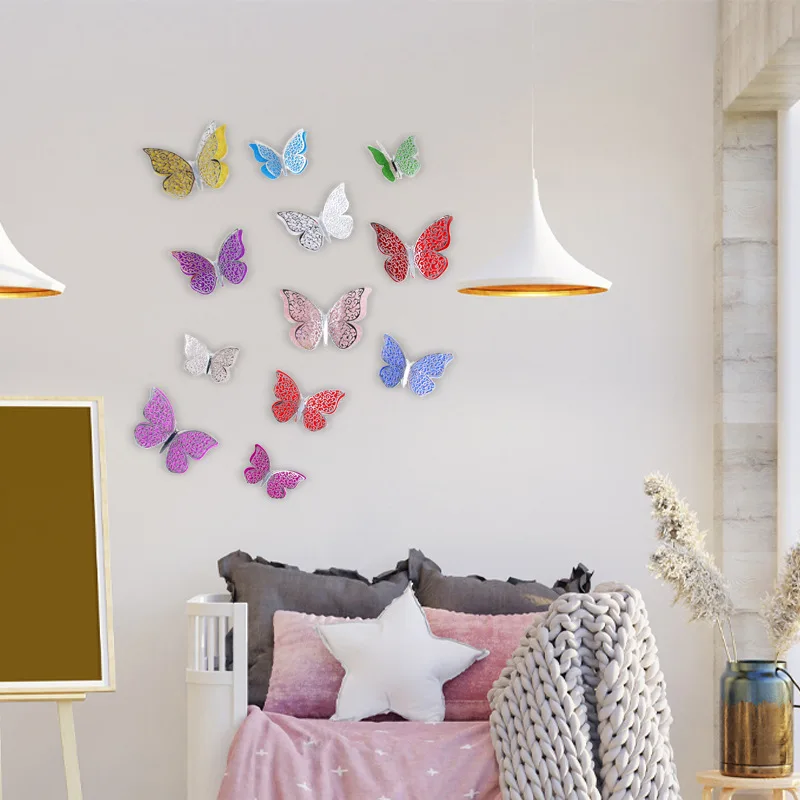 84 Adesivos Borboleta 3D - Decor Parede Colorido | DIY E Decoração Festas