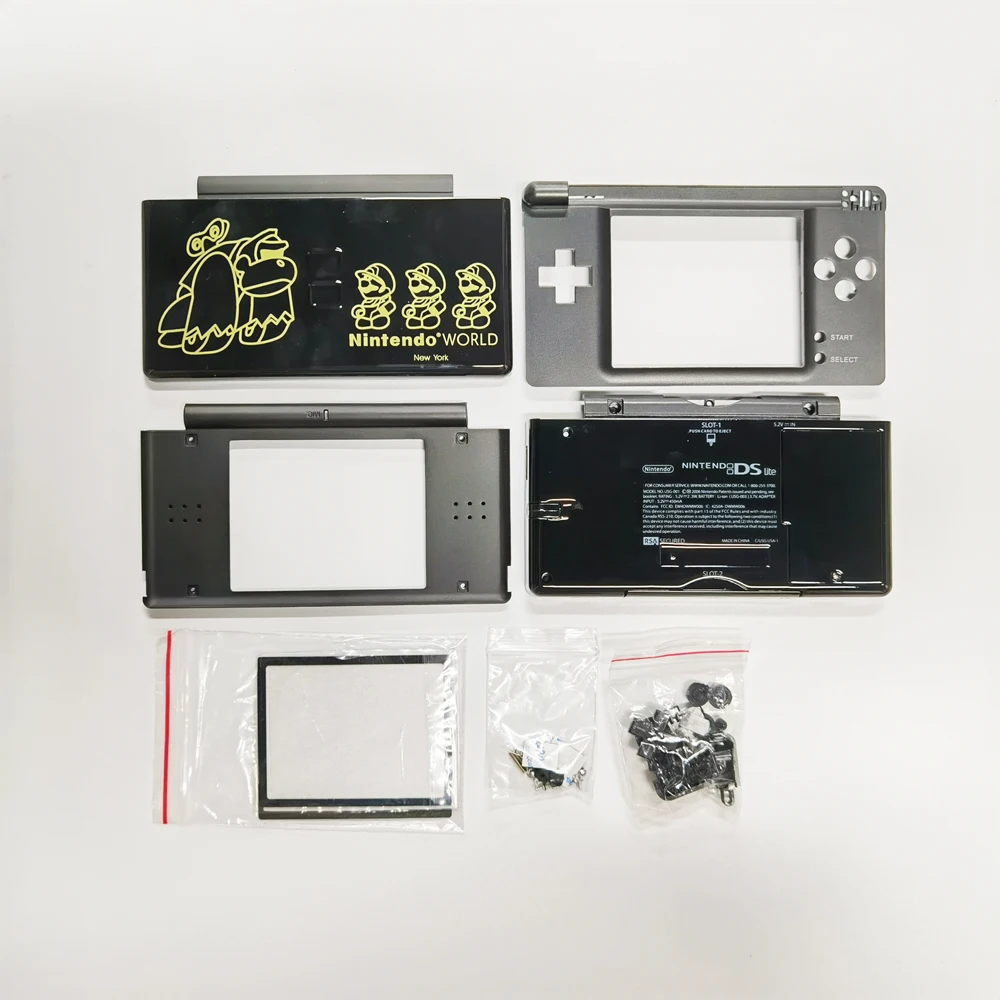 New Full Shell + Screen Lens + Screwdriver Kits Protective Shell Replacement Shell Repair Parts for Nintendo DS Lite DSL NDSL