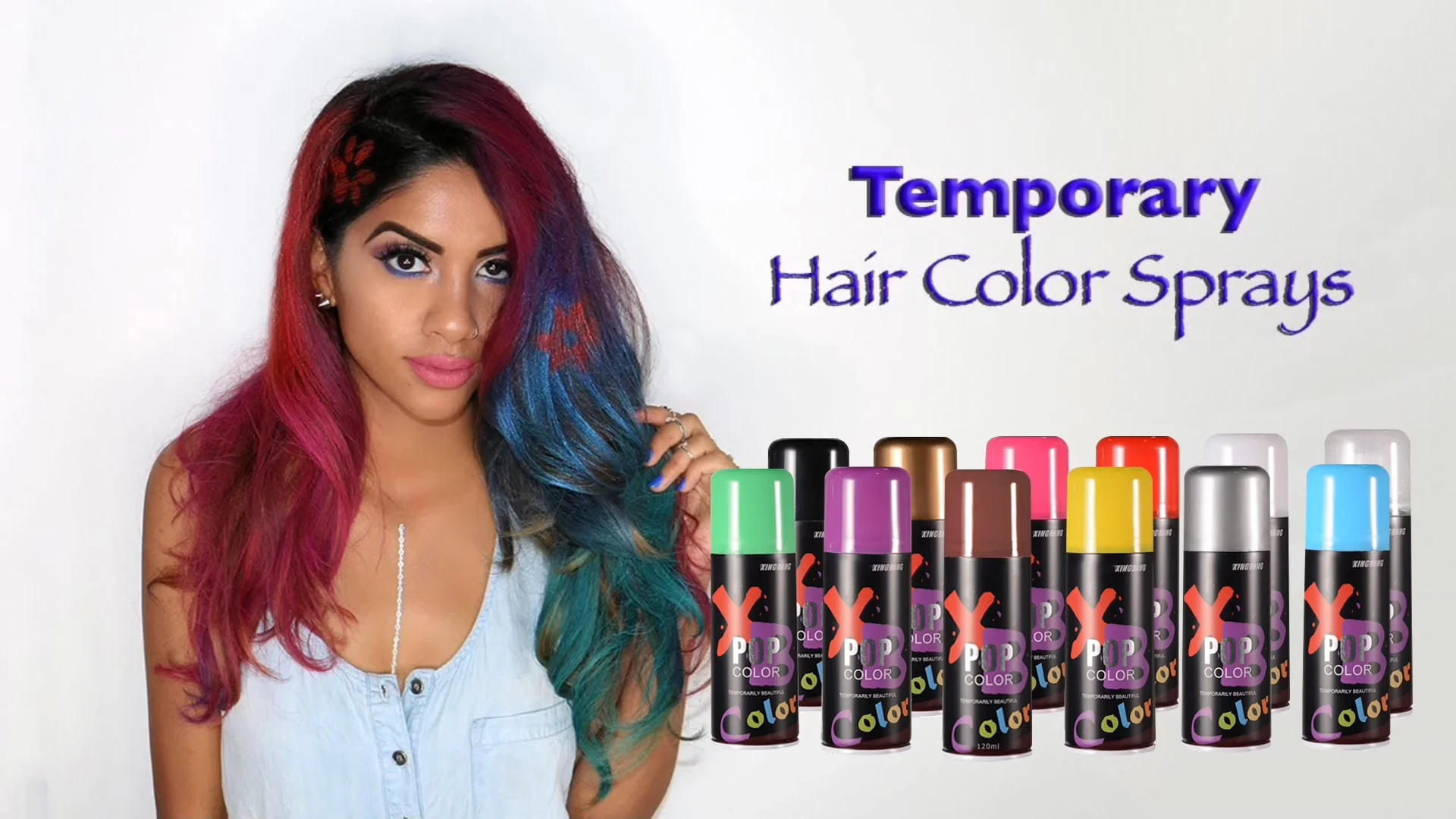 120ml Newest Temporary Gray Cover Silver Hair Color Spray - Buy Hair Color  Spray,Temporary Color Spray,Color Hair Spray Manufacturers Product on  Alibaba.com