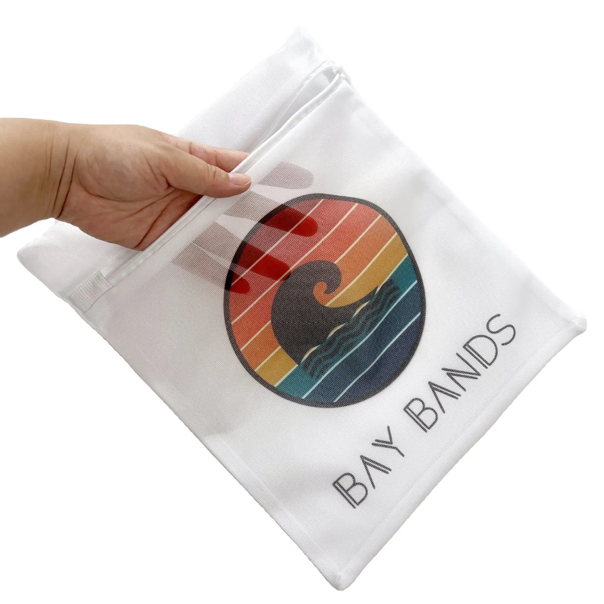 Небольшая Сетчатая Сумка для стирки с логотипом на