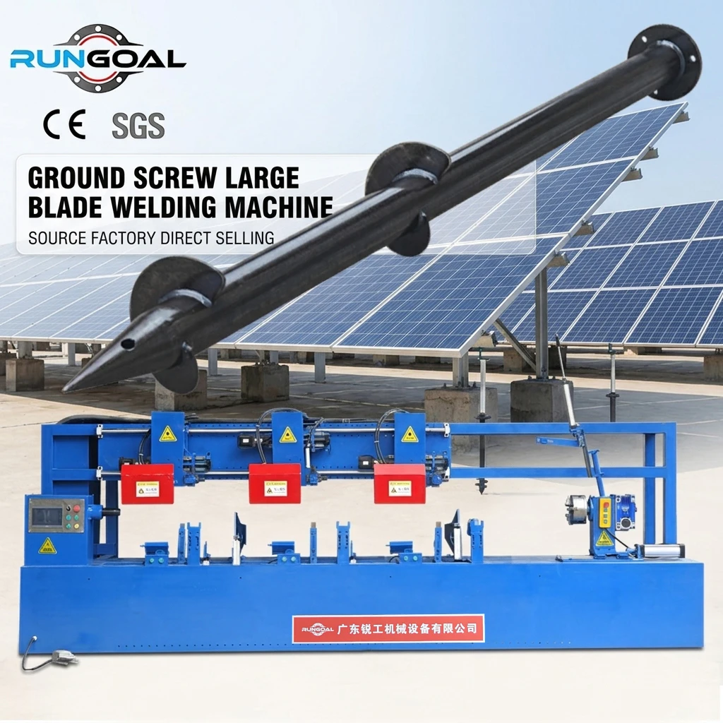 Ground Screw Large Blade Spiral Blade Welding Machine PLC High-Accuracy