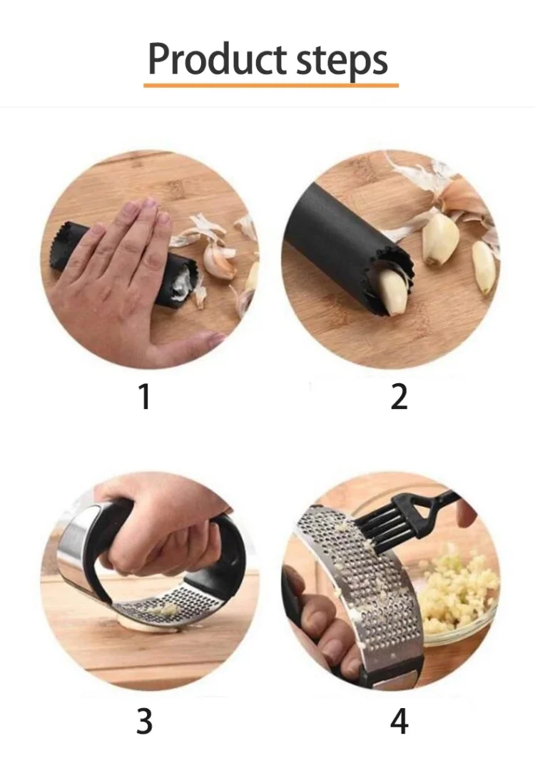 Stainless Steel Multifunctional Household Shoot Garlic Artifact Peeling