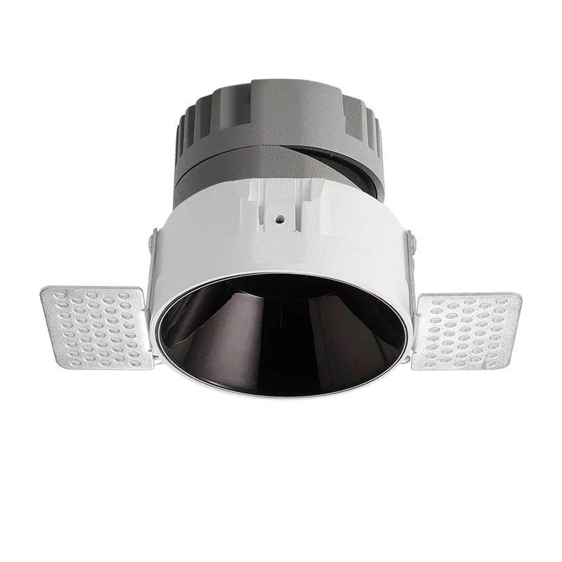 Точечный светильник Trimless с узкой рамкой круглая Встраиваемая потолочная лампа полного спектра 15 Вт точечный ediless