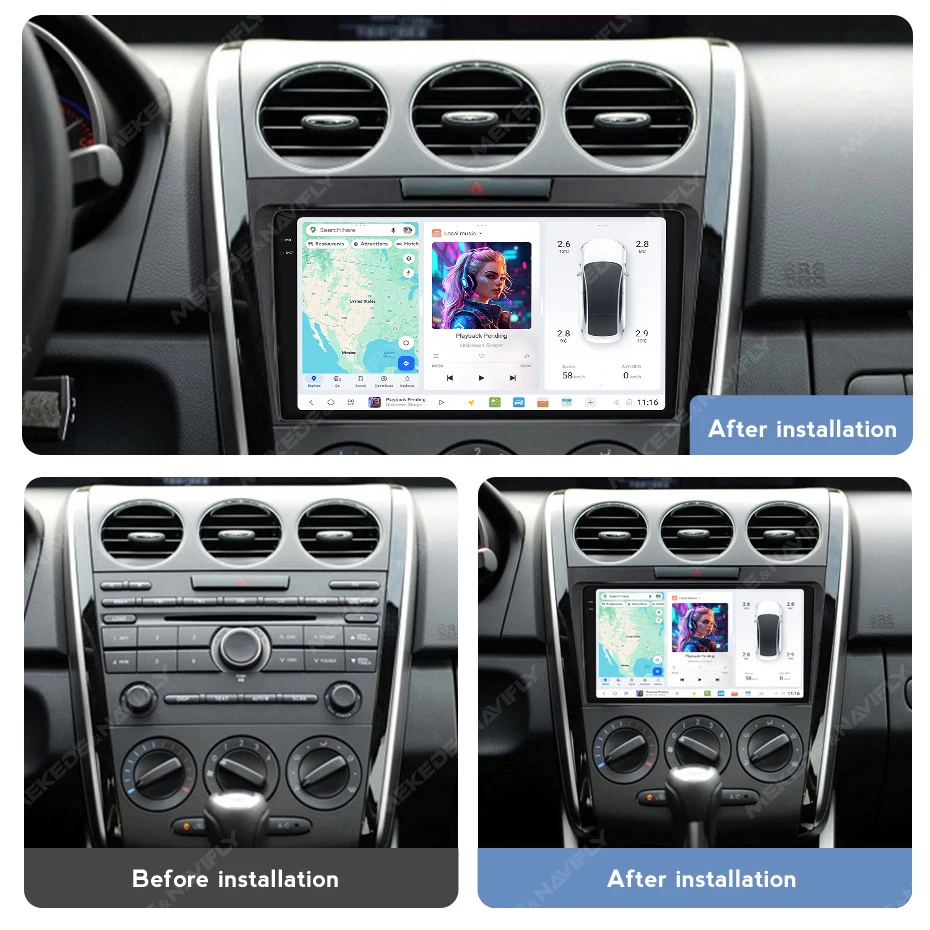 DUDUAUTO DUDU7 A7870 YL888 Android 13 2K Screen Car Radio