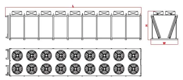 Dry Cooler, Cooler/120kW, Adiabatic - detail 30
