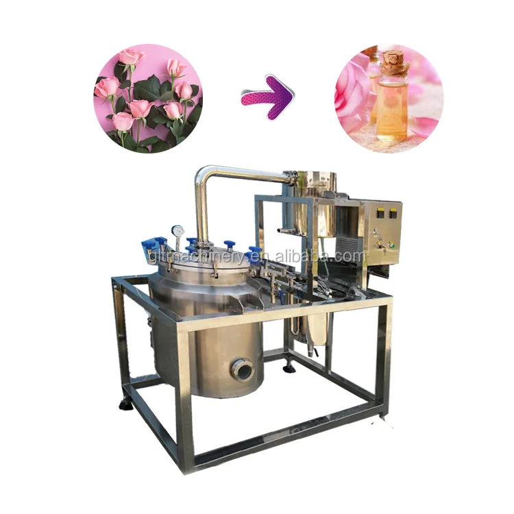 High Quality Distillation Machine Home Use 100L Equipment Essential Oil Steam Distillation Plants