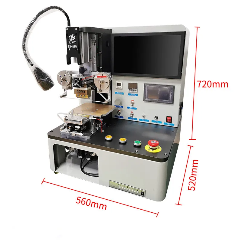 ZJWY EN-580 LCD Flex Cable Constant Temperature Bonding Machine for iPhone Samsung Huawei Xiaomi TAB COG COF COP ACF LCD Repair