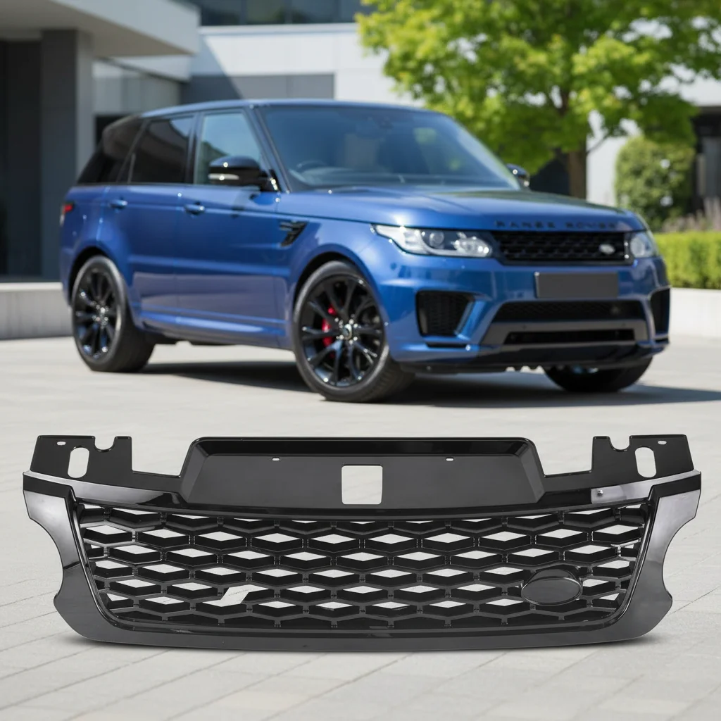 LR062238-B Factory OE Primed Gloss Black Car Parts Car Front Grill Accessories for LAND ROVER RANGE ROVER SPORT(SVR) 2015-2017