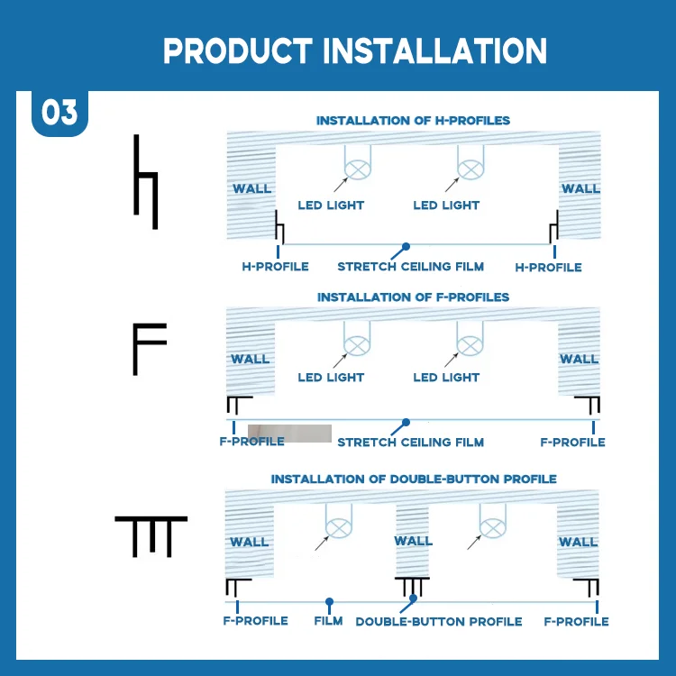 up to 60 meters wide white translucent ceiling film-10