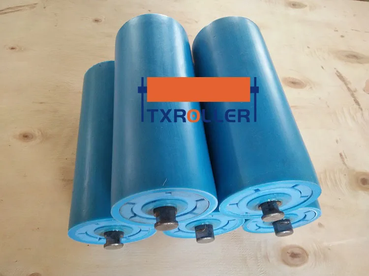 Conveyor HDPE Idler Roller Labyrinth Seals HDPE Rollers for Conveyor Belt