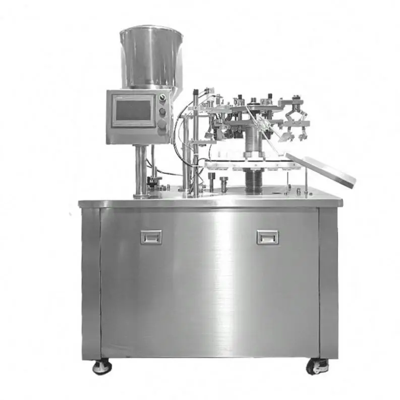 TEBAK Manual Quantitative Hair Dye Filling & Sealing Machine - High Precision Soft Aluminum Tube Sealer