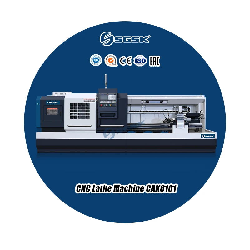 Cnc Lathe Machine Tools CAK6161 Cast Iron Cnc Lathe Machine Frame Automatic Siemens Fanuc CNC Lathe Machine