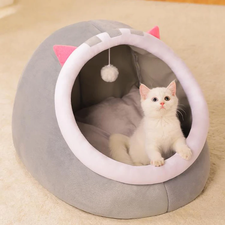 Cute Shapes With Different Animal Ears Cat Beds Luxury Dog And Cat Bed ...