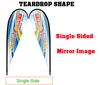 Teardrop shape single