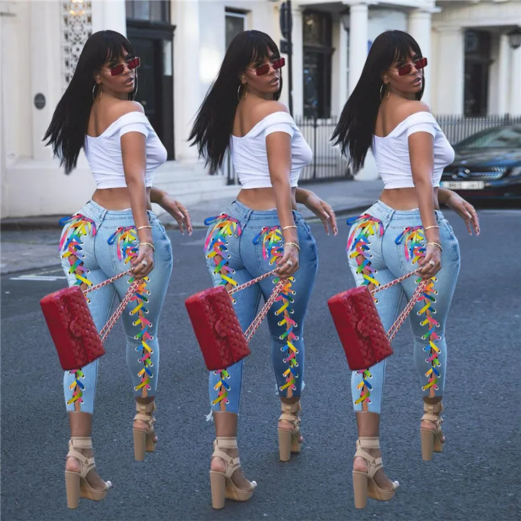 Fashion Sexy Denim Pants 3xl Size Jeans 