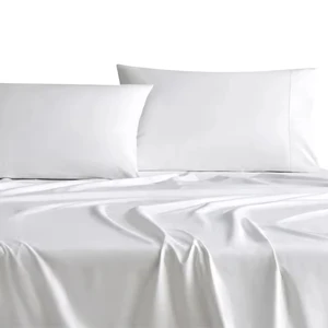 Modern Five-Star Hotel Four-Piece Polyester Bedding Set Pure White Bed Sheet and Quilt Stylish Contemporary Design