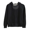 zipper black