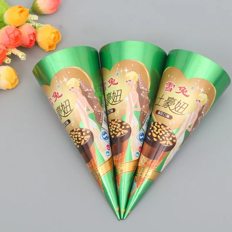 Embalaje de papel de helado embalaje de papel de lámina de helado