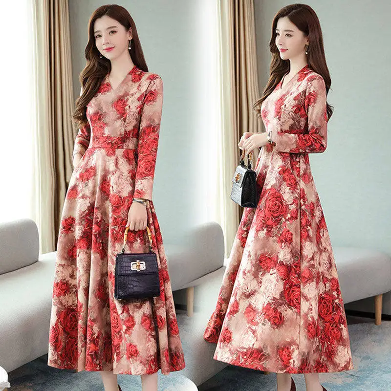 Europe Slim Clothes Women Dresses 